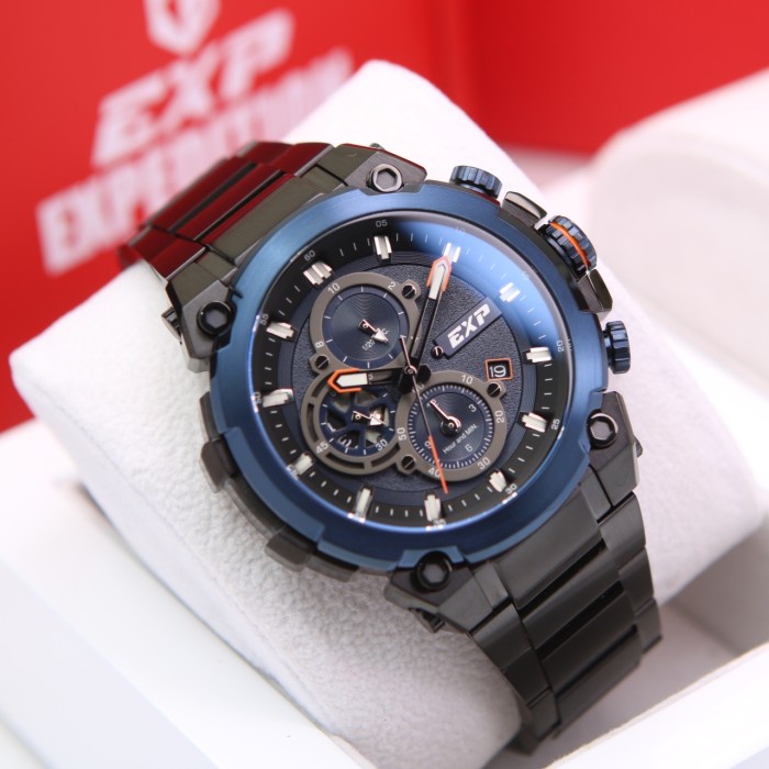 ✨Ready Jam Tangan Pria Expedition E6841 / E 6841 Black Blue Original Terbatas