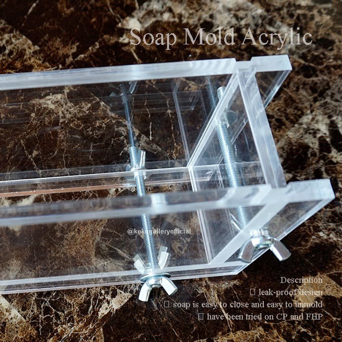 Soap Mold Acrylic Cetakan Sabun Aklirik L26