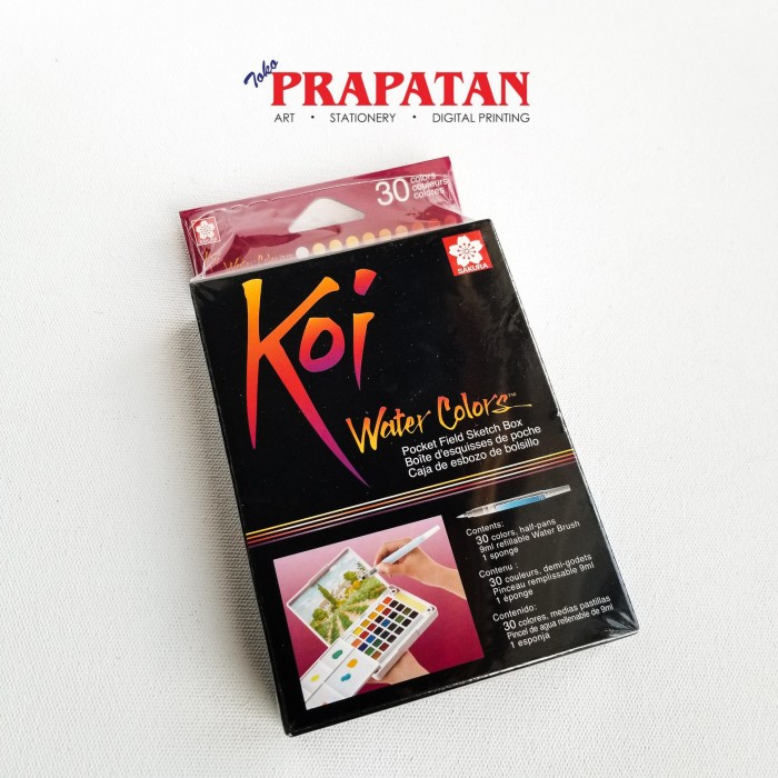 

Promo Sakura Koi Water Color 30 Warna