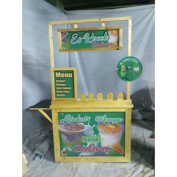 booth portable / meja lipat / even desk / gerobak lipat / gerobak murah