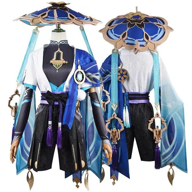 READY Game Genshin Impact Cosplay Wanderer Scaramouche Cosplay Costume Genshin Impact Wanderer Cospl