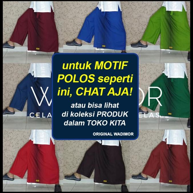 Sarung Celana Batik Wadimor, Full Motif Batik Bali, ORIGINAL