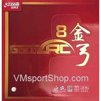 DHS Gold Arc 8 - Karet Rubber Bet Bat Pingpong Tenis Meja GoldArc