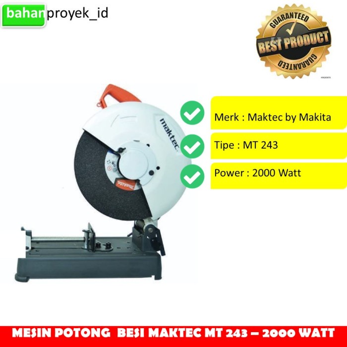 ✅Original Mesin Cut Off Mesin Potong Besi Duduk Cutting Wheel 14 Inch Maktec Diskon