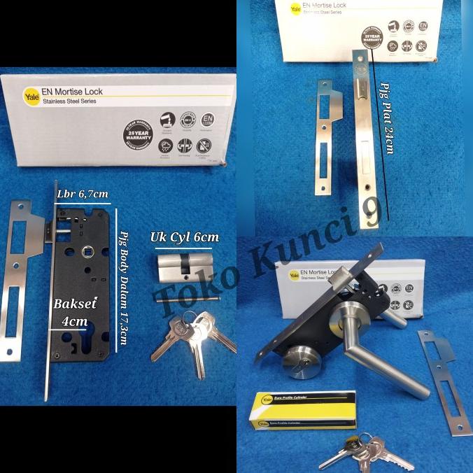 Promo Handle Pintu Yale /Yale Ytl 060 Komplit Kunci Yale