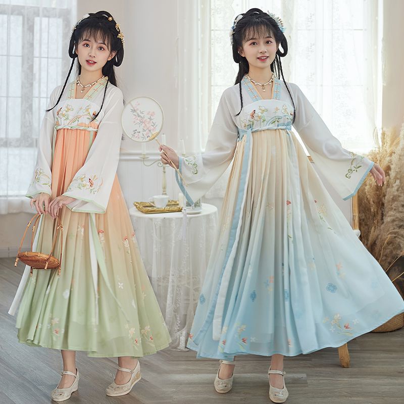 Baju Wanita Han Cina, Baju Angin Kuno Han Sifon Bordir