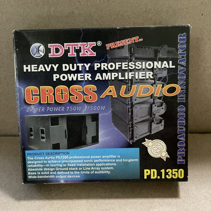 Produk Unggulan] DTK Kit Driver Power CROSS 750w - 2500w The Cross Audio PD.1350