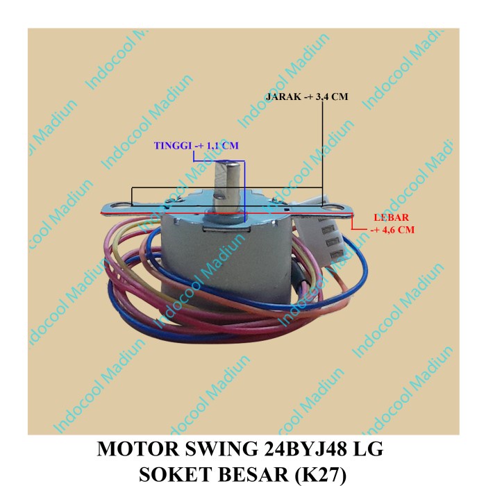 Motor Swing Lg 24Byj48 Soket Besar K27 Best