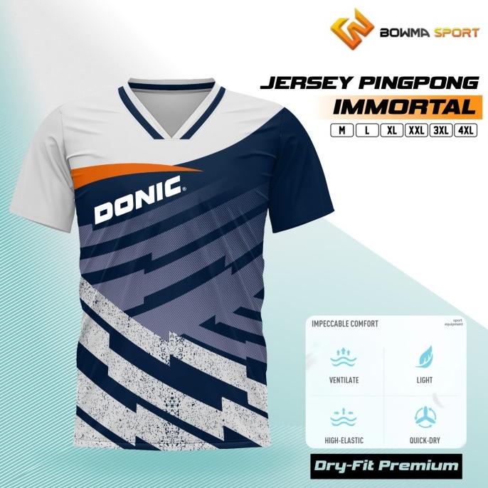 jersey pingpong dan baju tenis meja premium