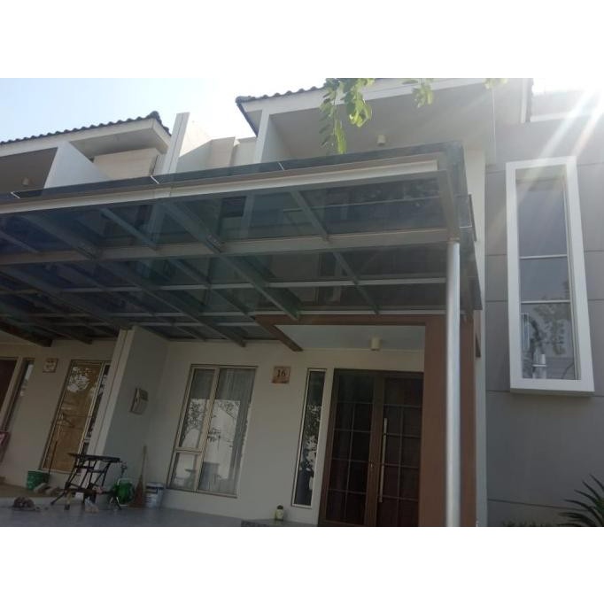 ✅New Ori Kaca Laminated Ryben Dan Kaca 10Mm Tempered Kanopi Terbatas