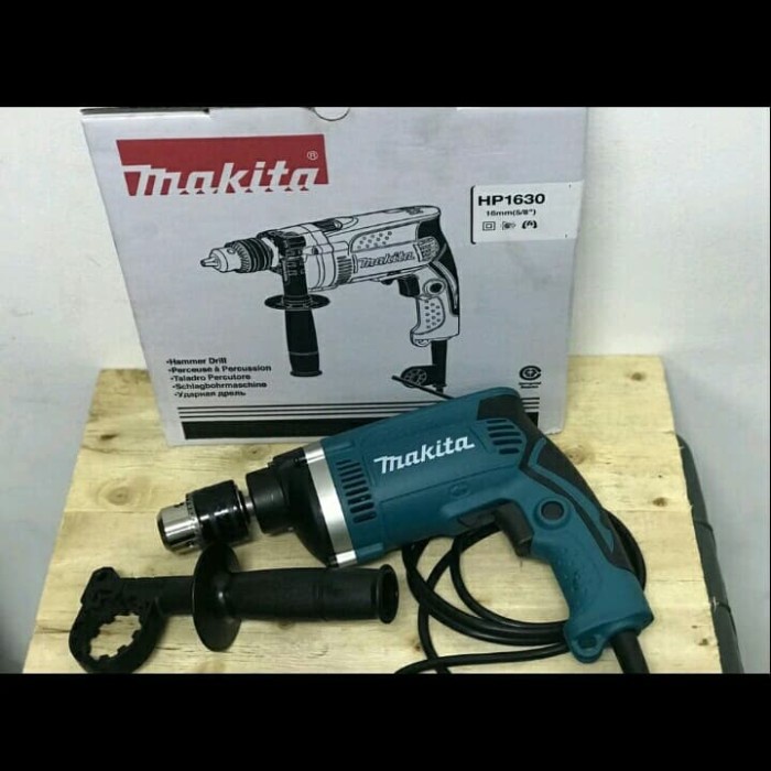 ✅New Mesin Bor Makita/Mesin Bor Listrik 13Mm Hp1630 Berkualitas