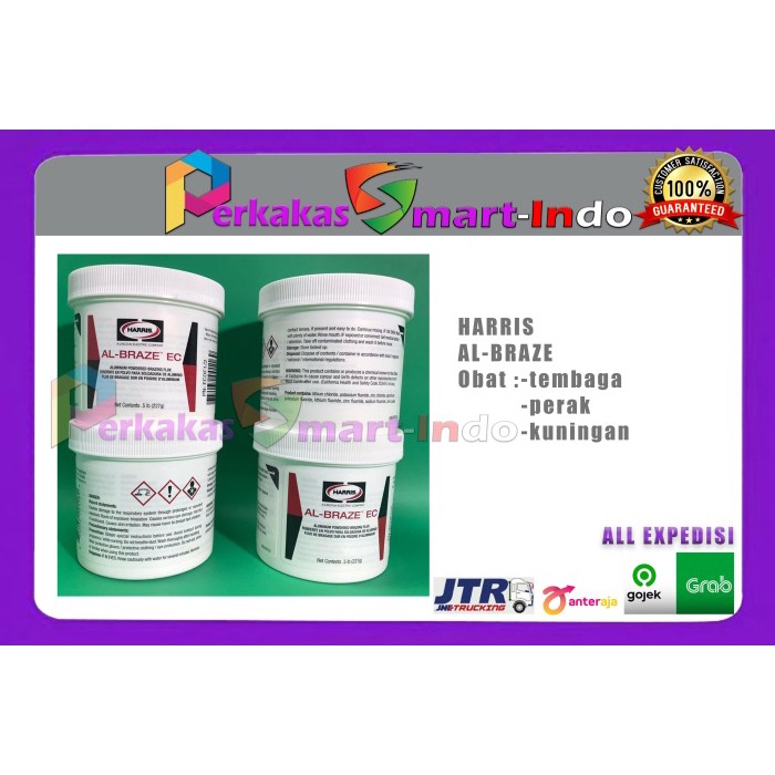 [Original] Brazing Flux Aluminium Harris Al Braze Flux Kawat Las Perak Aluminiump Berkualitas