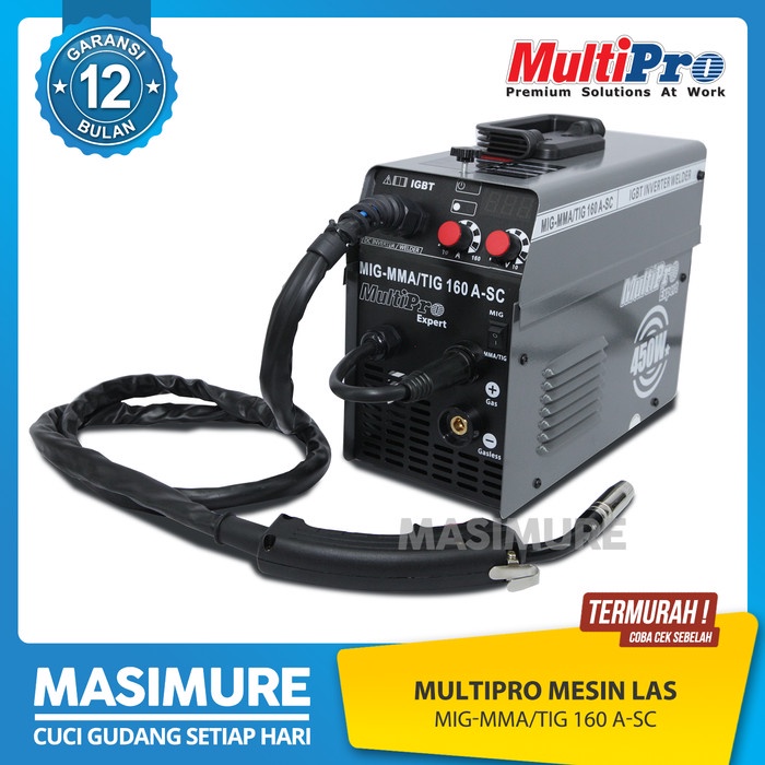 [Original] Mesin Las Multipro - Mig-Mma/Tig 160 A-Sc - Travo Las Argon Diskon