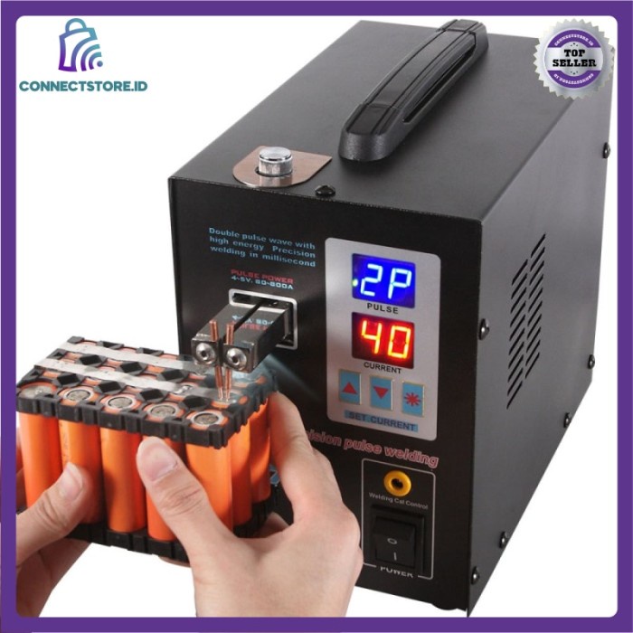 [Original] Alat Mesin Las Pulse Spot Welder Welding Machine 737G Black Diskon