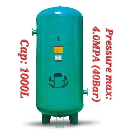 [New] Kompresor Receiver Air Tank Max Pressure 40Bar 4.0Mpa Cap 1000L Tangki Terbatas