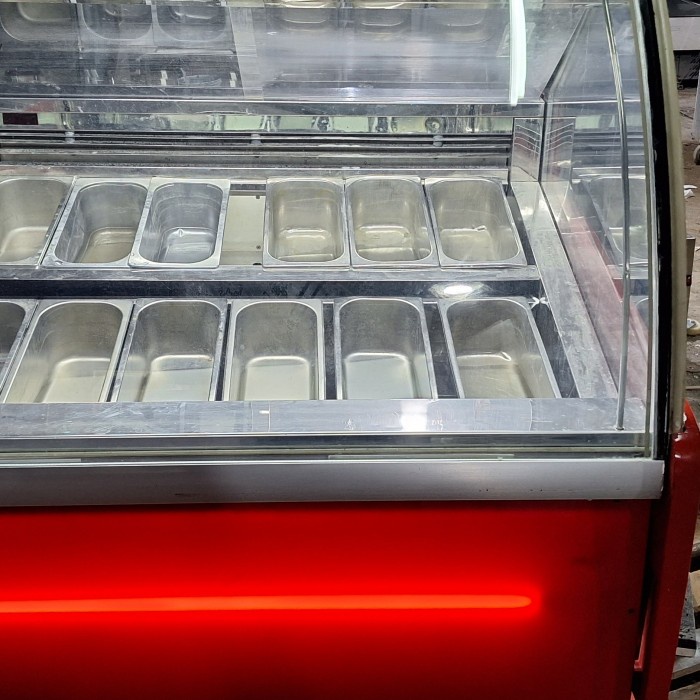 [Baru] Gelato Showcase 12 Bin Gea Sunny-12 Showcase Gelato Diskon