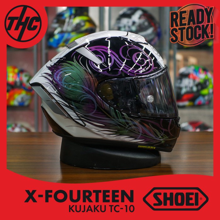 ✨Termurah Shoei X-14 Kujaku Tc-10 X-Fourteen Full Face Helmet Terbaru