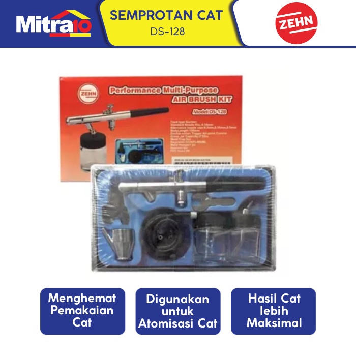 

Gaya Zehn Semprotan Cat Stainless Tabung Atas Ds-128
