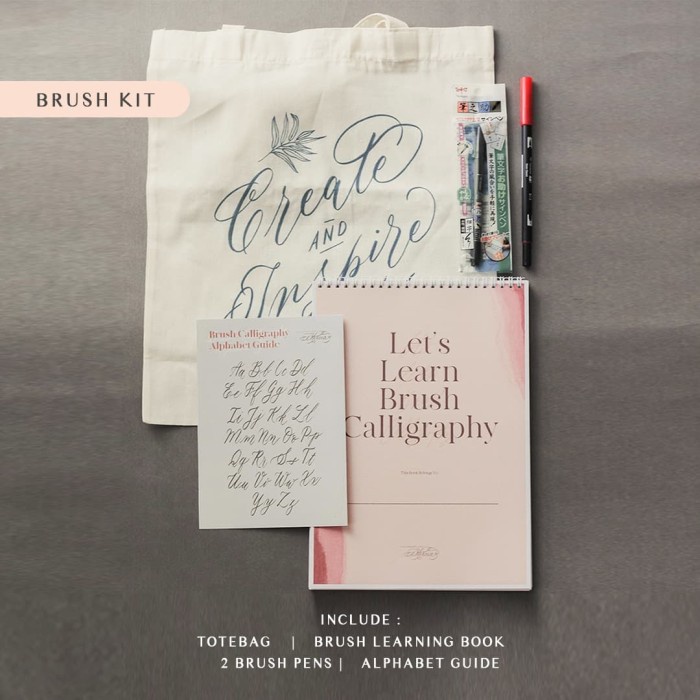 

Gaya Brush Calligraphy Learning Kit