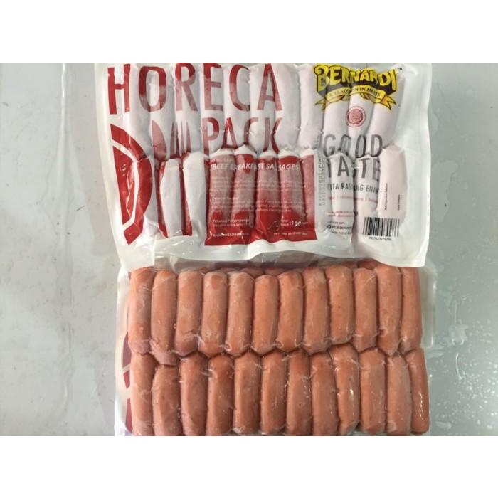 

Sosis Sapi Bernardi Horeca Pack 1KG Best Seller