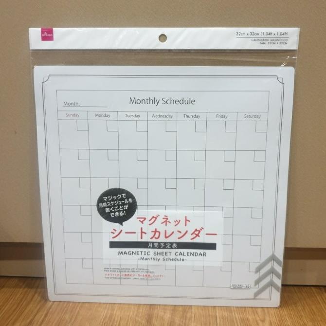 

Daiso Monthly Schedule Kalender Lembaran Agenda Jadwal Bulanan 32X32Cm Kualitas Premium