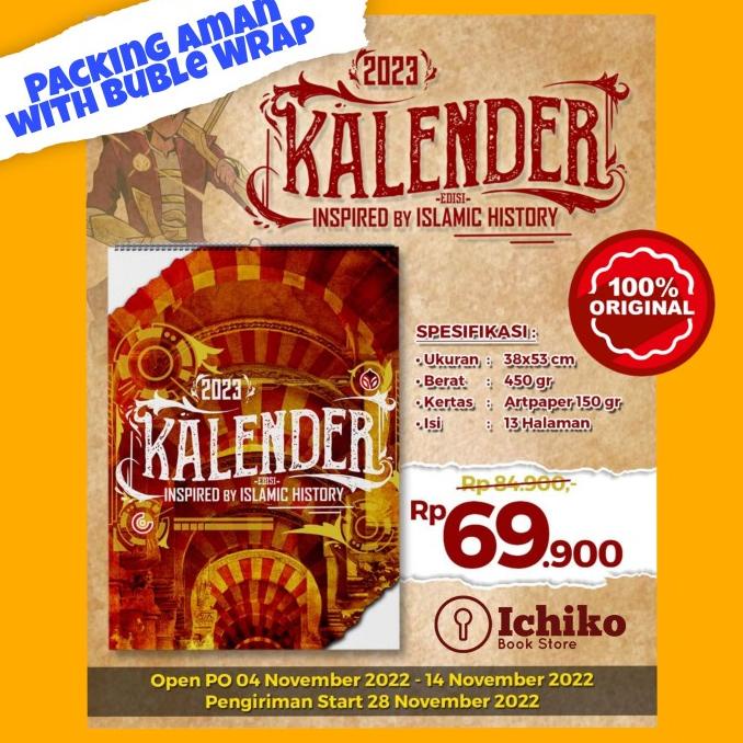 

Kalender Dinding Gensa 2023 Inspired By Islamic History/Gen Saladin Kualitas Premium