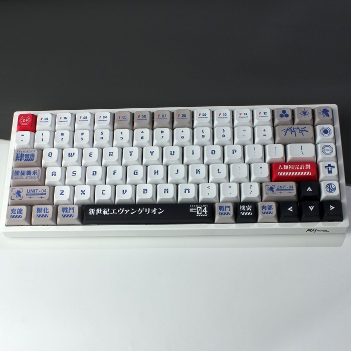 KEYCAPS PBT EVANGELION 04 XDA PROFILE SUBLIM MECHANICAL KEYBOARD