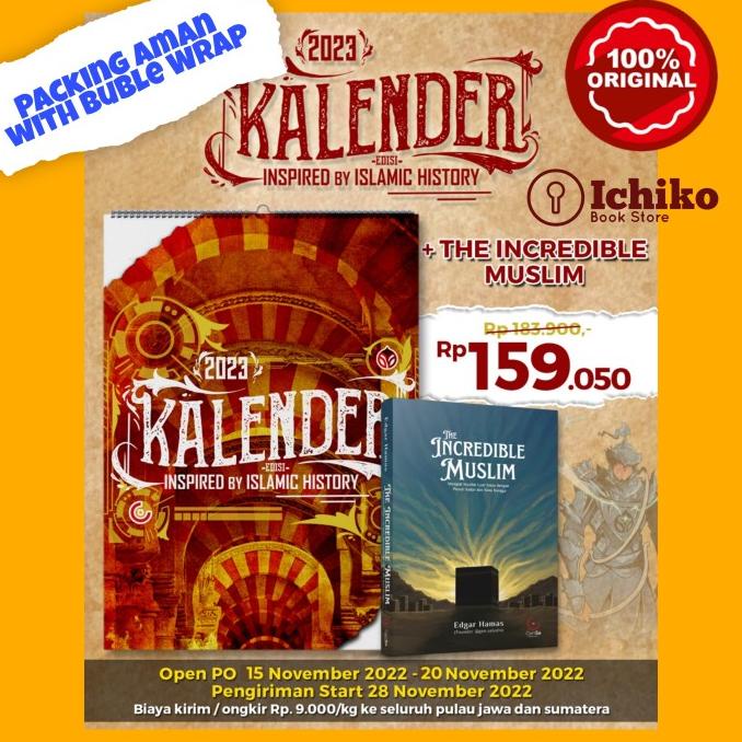 

Kalender Gensa 2023 + The Incredible Muslim By Edgar Hamas Gen Saladin Kualitas Premium
