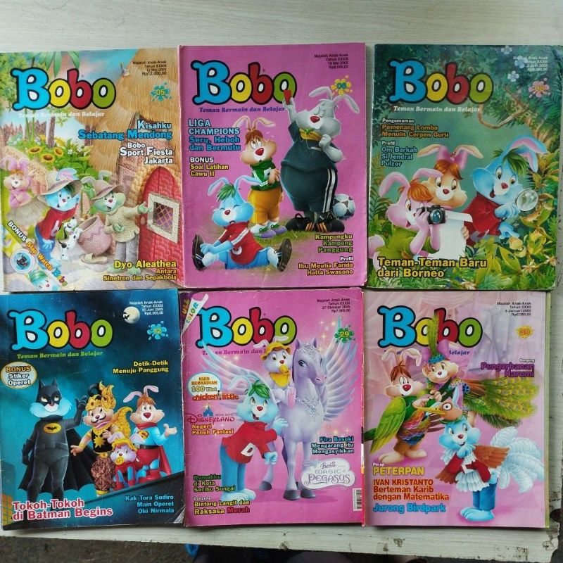 Majalah Bobo Tahun 2005, Edisi Kenangan (hampir urut)