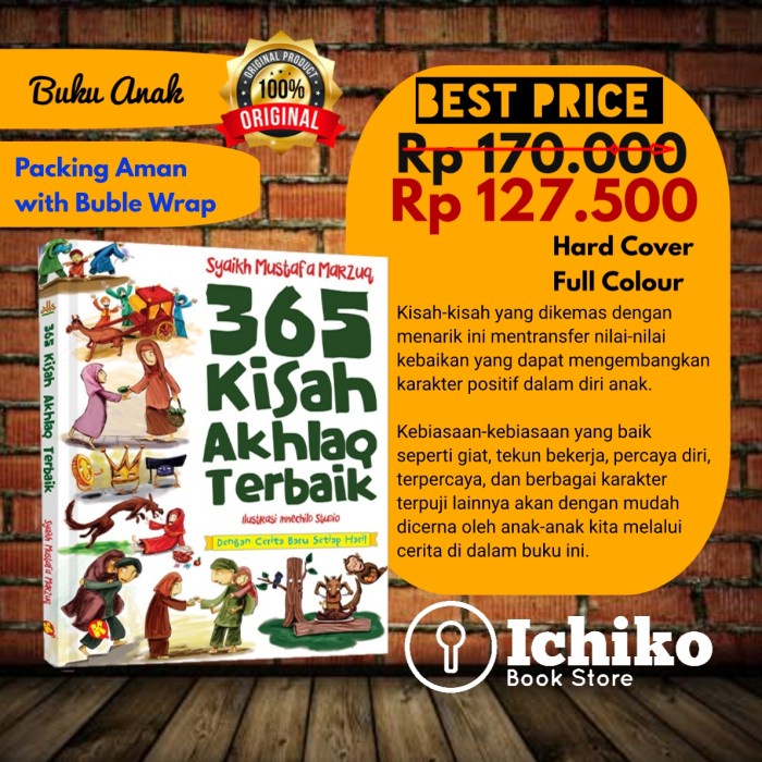 

Disc!! 365 Kisah Akhlak- HardCover- Buku Anak