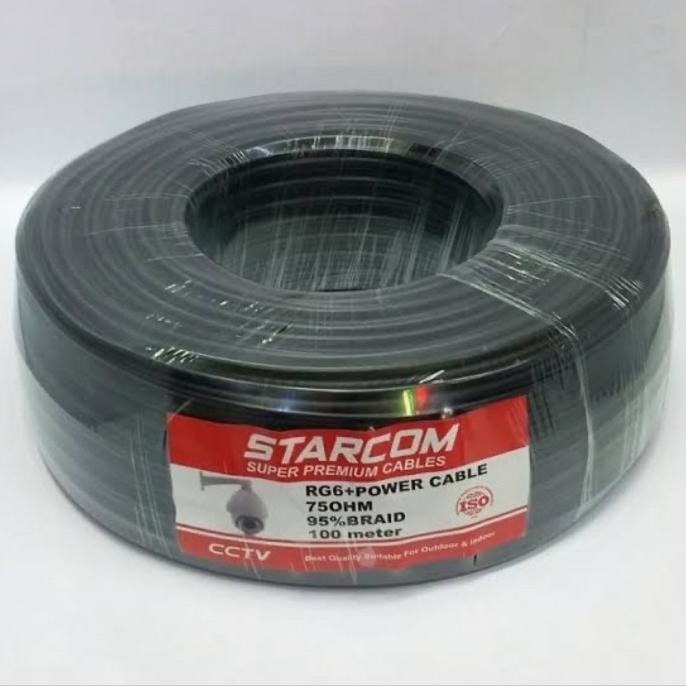 KABEL STARCOM RG 6 + POWER KABEL CCTV STARCOM