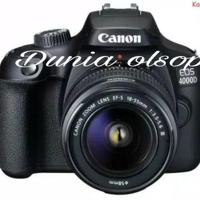 camera kamera dslr canon eos 4000D kit lensa 18-55mm CANON EOS 4000D