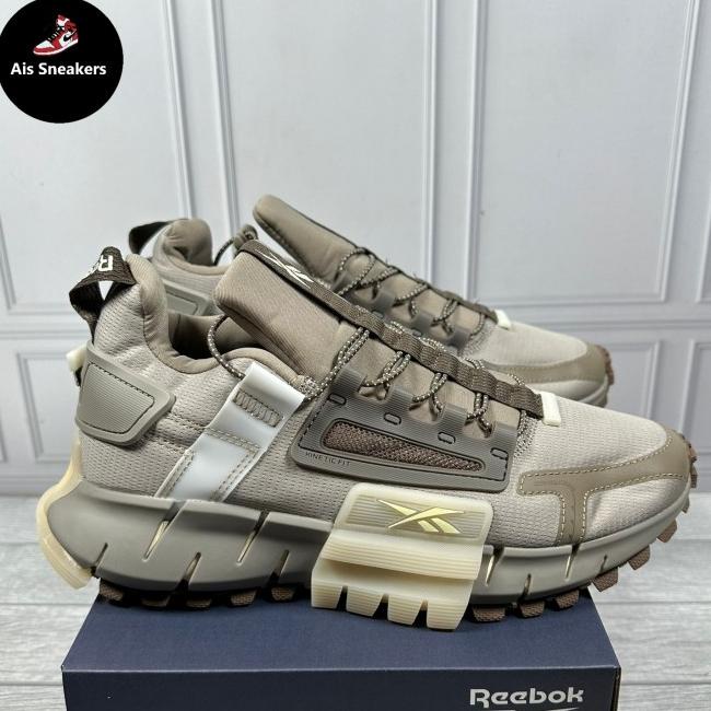 Sepatu Reebok Zig Kinetica Edge Grey Premium