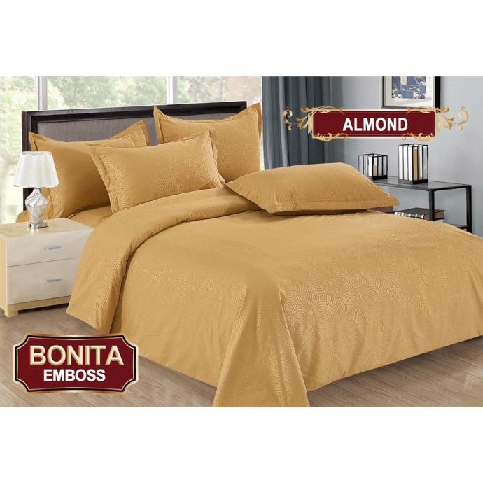 BONITA - bedcover set 180x200 bonita polos emboss - sprei bonita polos