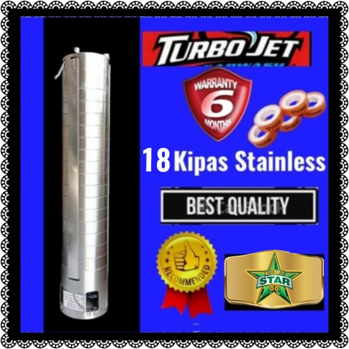 Asli Kipas Utk Pompa Satelit York 1.5Hp 1Phase 4Syk3/18 Submersible 4Inch Garansi