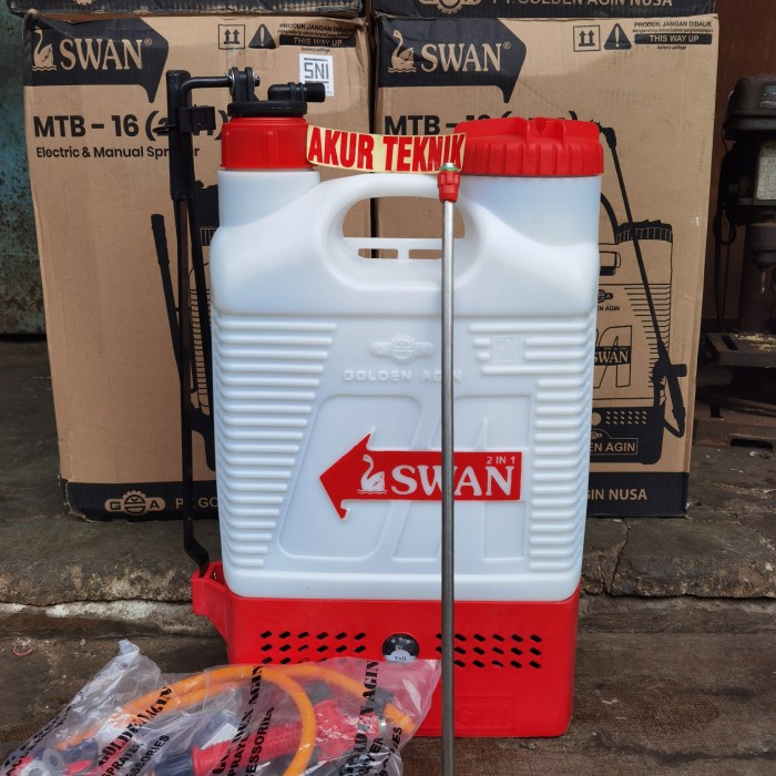 Promo Sprayer Swan Mtb 16 Elektrik Manual 2 In 1