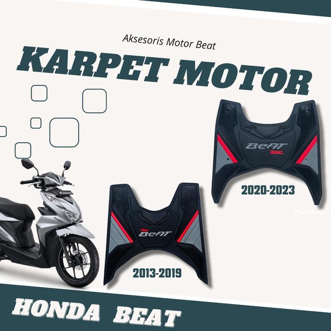 Karpet Motor Honda Beat 2013-2023/Aksesoris Motor Beat/alaskaki Beat