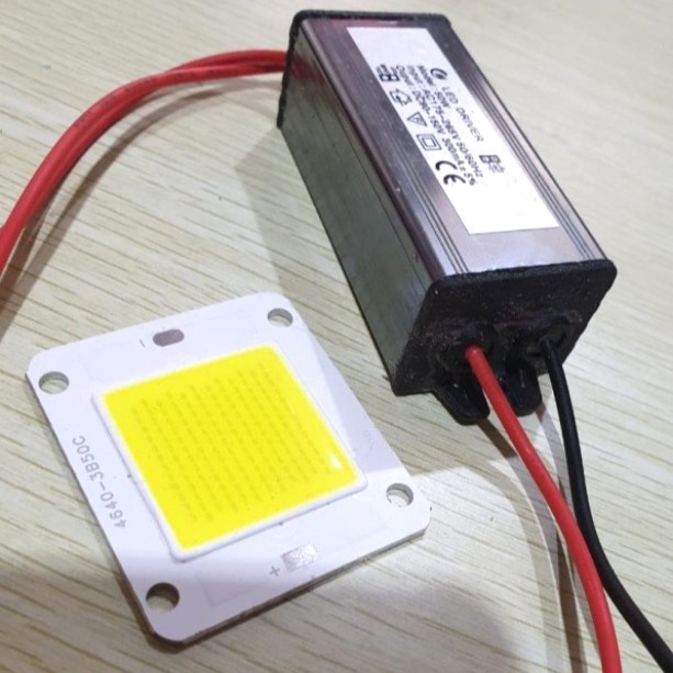 PAKET SPAREPART LAMPU PJU 50W COBRA MATA CHIP LAMPU JALAN TRAFO 50WATT ORIGINAL
