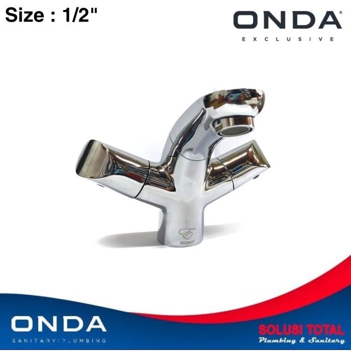 Onda Exclusive B 60012 Keran Wastafel Mixer Panas Dingin 1/2 Inch Onda
