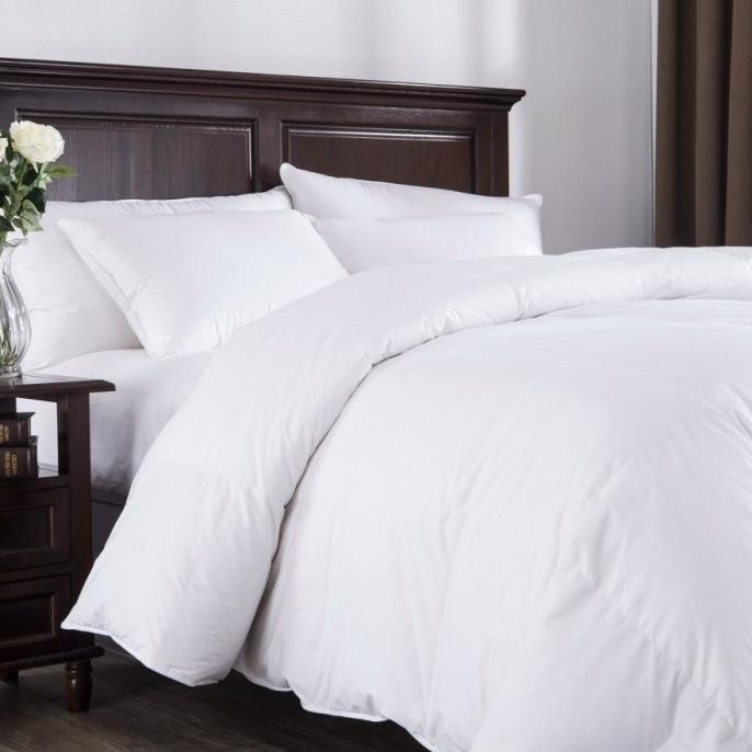 Bedcover + Sprei Set Premium Polos Putih Microtex