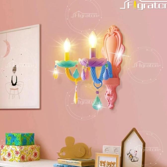 Garansi Lampu Dinding Kamar Tidur Lampu Kamar Anak Aesthetic Lampu Kojoysop