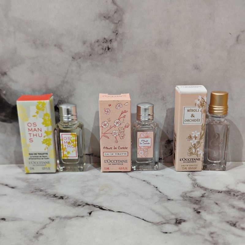 Loccitane Neroli Edt/ Loccitane Rose Edt / Loccitane Cherry Blossom Edt / Loccitane Parfum