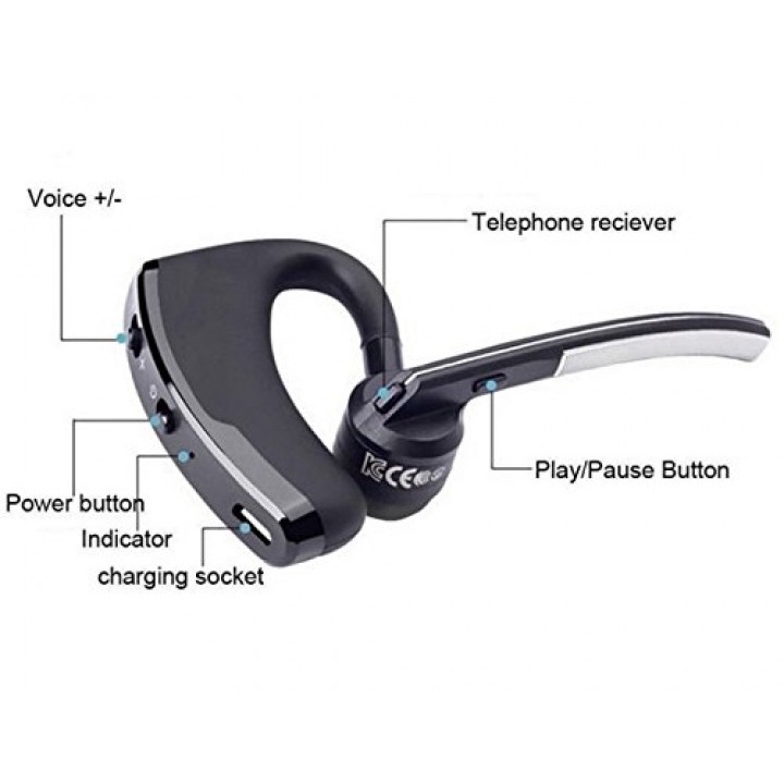 Bthd1 Wireless Dual Bluetooth 4.1 Earpiece For Radio Walkie Talkie