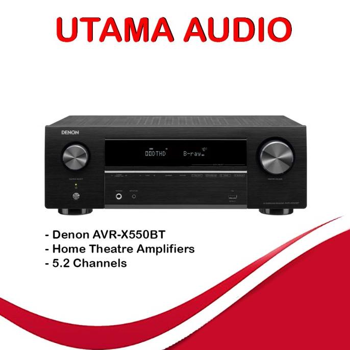Denon AVR-X550 BT / AVR X550BT / AVRX550 BT 5.2 Channel AV Receiver