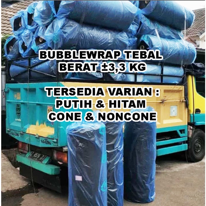 

Promo Bubble Wrap Roll/Plastik Packing Babel/Buble Wraping Hitam Putih Pack