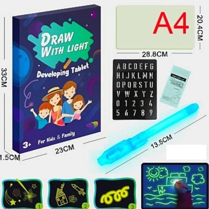 

Mainan Anak Perempuan Laki Laki Edukasi Balita Papan Menggambar Keren