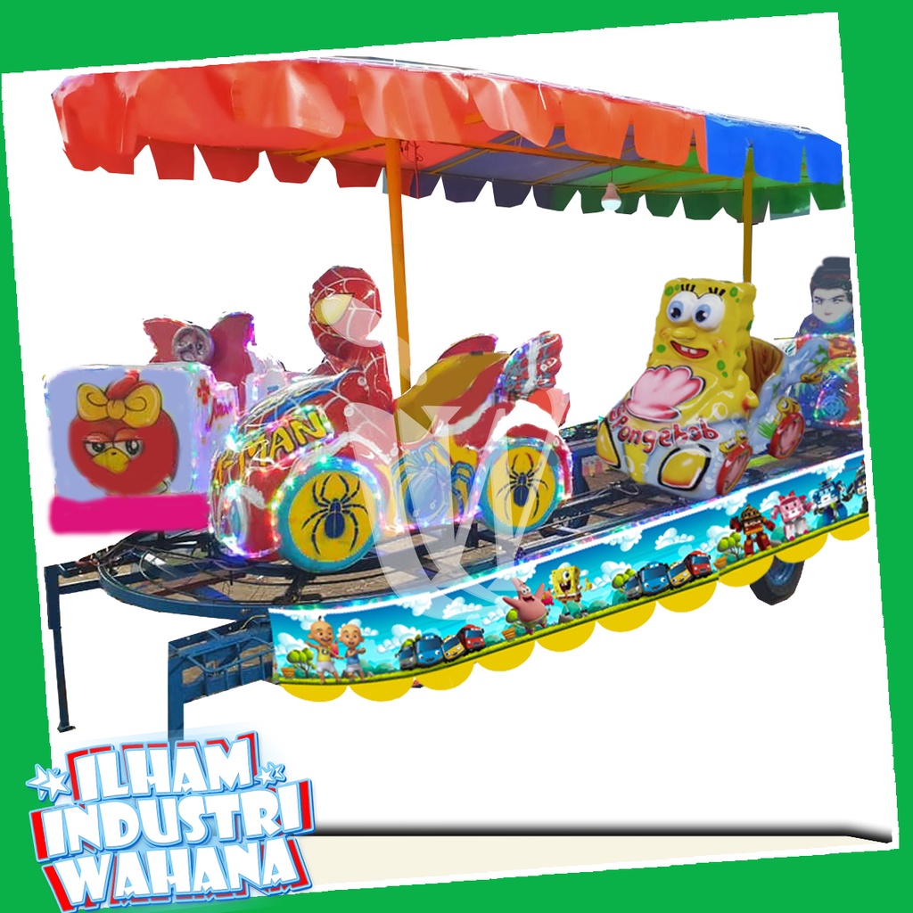 Odong odong Kereta Panggung KARAKTER KARTUN