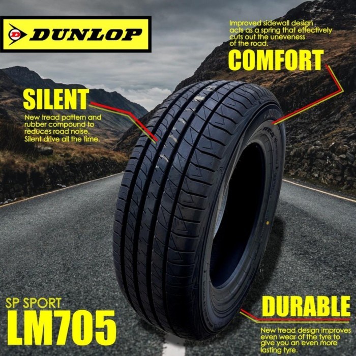 Dunlop SP Sport LM705 235/55 R18 Ban Mobil 235 / 55 R18 Toyota Harrier