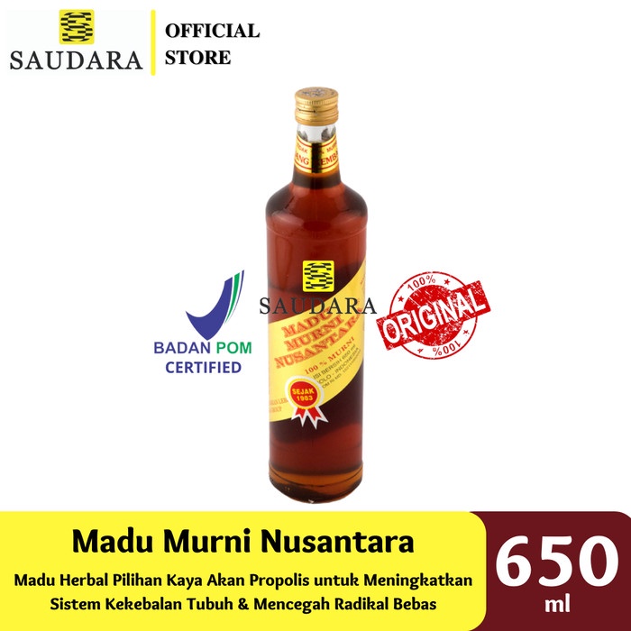 

Nusantara Madu Murni 650 Ml