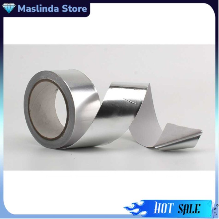 

Lakban Aluminium Foil YX Tape 0.06mm Tahan Air Panas Anti Bocor